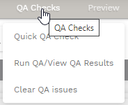 QA Checks