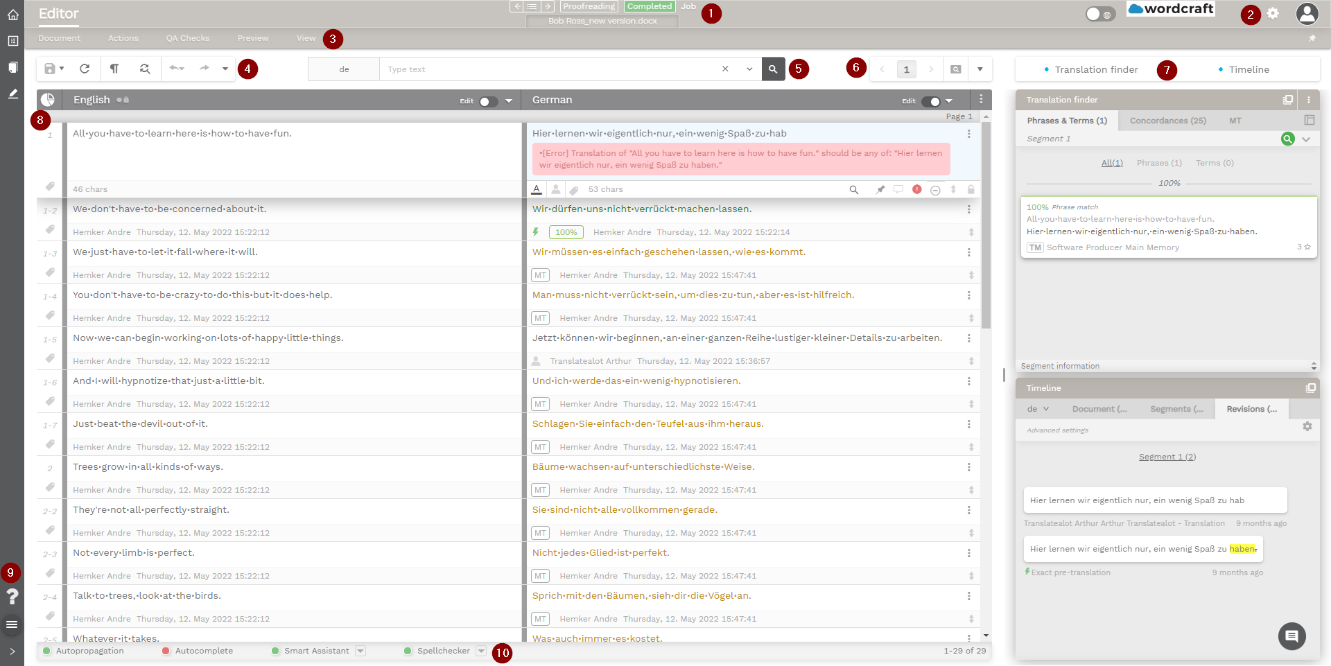 CAT Tool Interface Wordbee.png